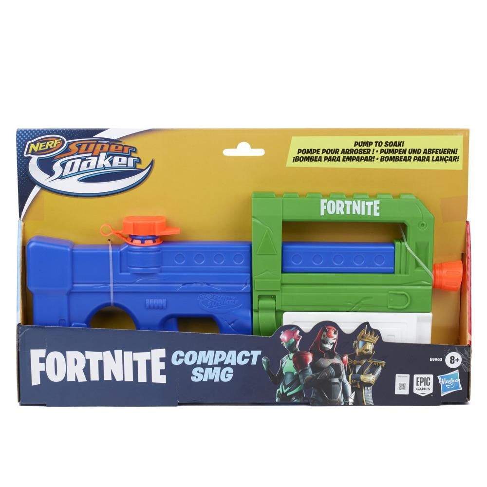 Nerf - Super Soaker Fortnite Compact Smg Water Blaster - Pump-action Water-drenching Fun - For Youth Teens Adults