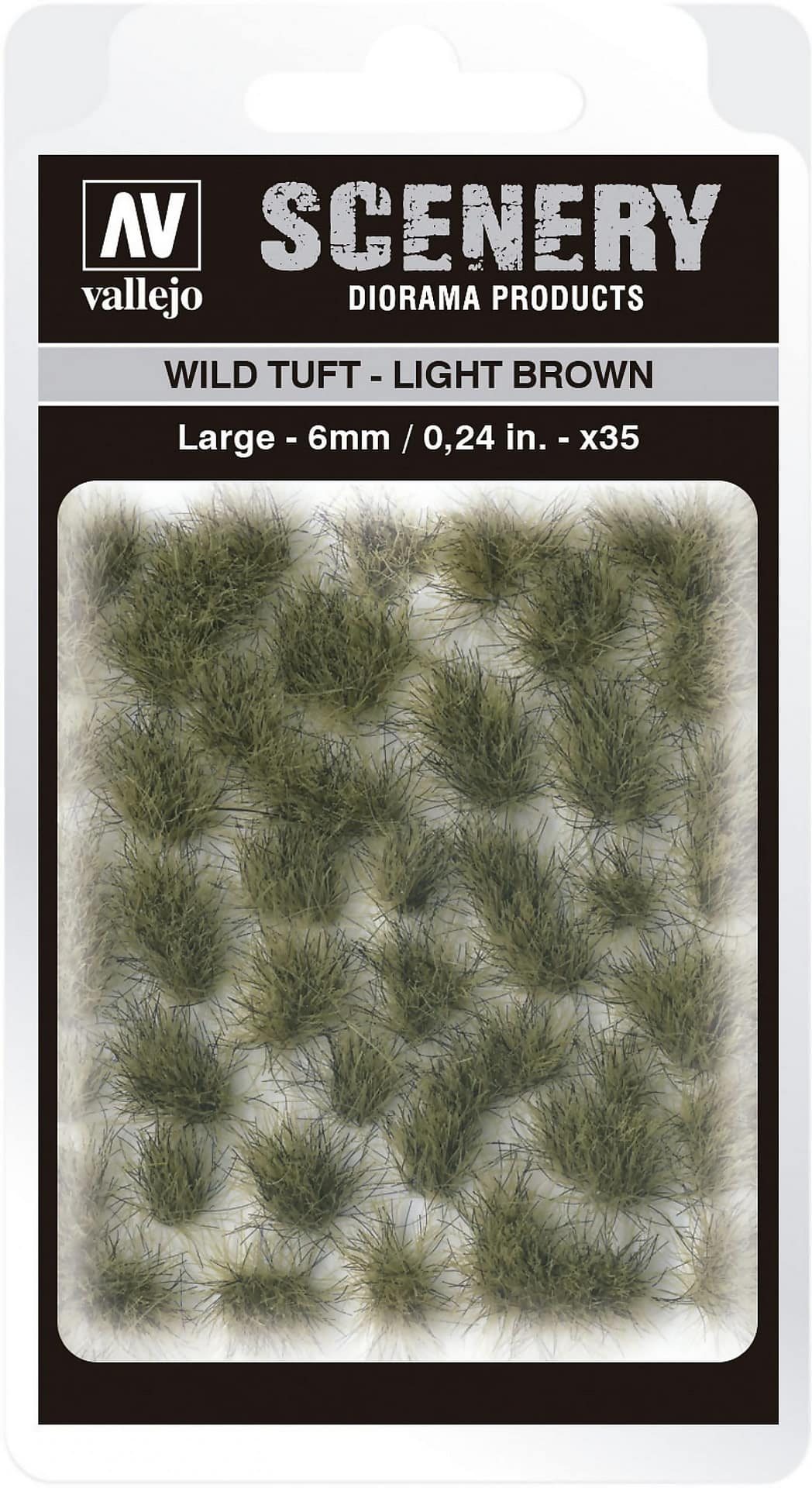 VALLEJO 6MM WILD TUFT - LIGHT BROWN DIORAMA ACCESSORY