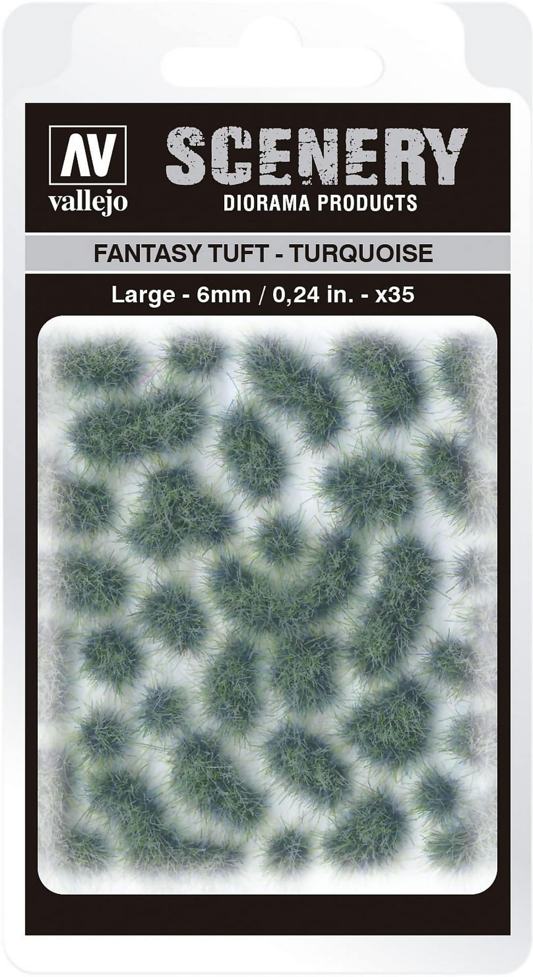 VALLEJO 6MM FANTASY TUFT - TURQUOISE DIORAMA ACCESSORY