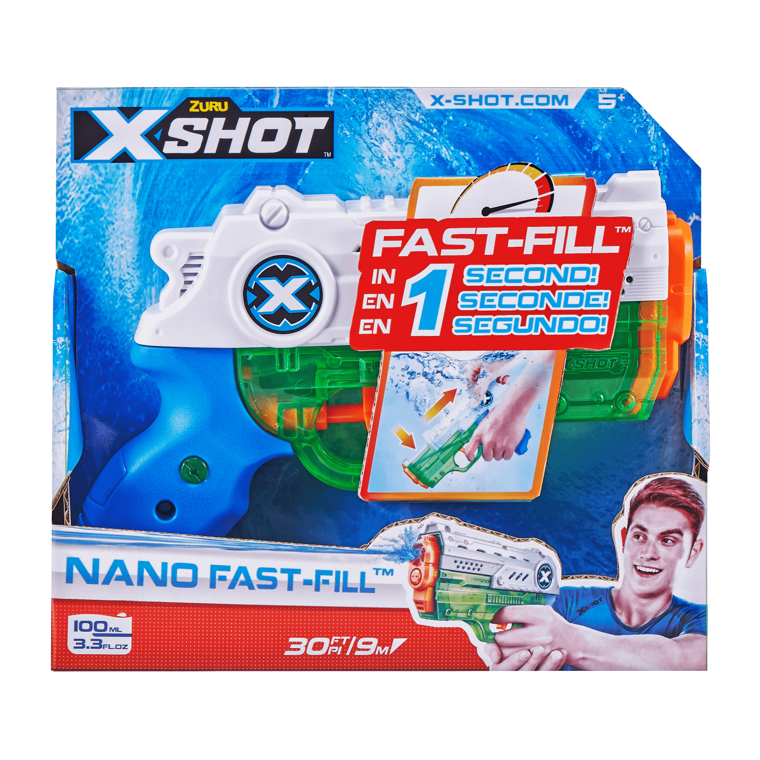 ZURU - X-shot Water Warfare Nano Fast Fill By ZURU X-shot Water