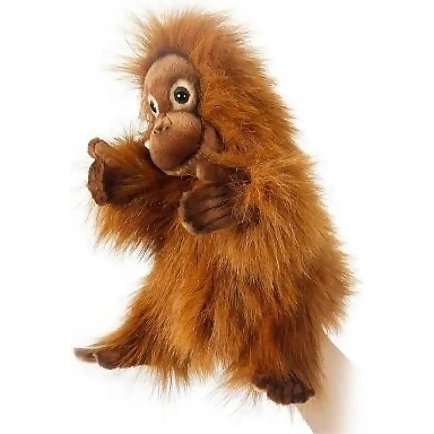 Hansa - Orangutan Puppet 25cm Plush