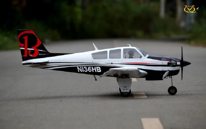 VQ MODELS BEECH BONANZA 46-82 /EP US VERSION 1580MM WS 6CH RC