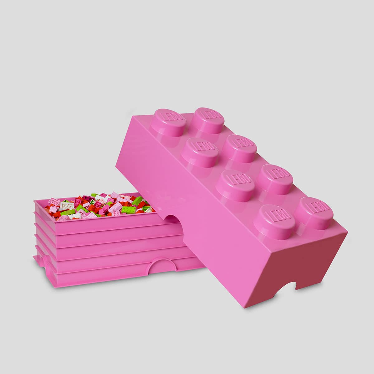 LEGO® Storage Brick 8 Bright Pink - Room Copenhagen