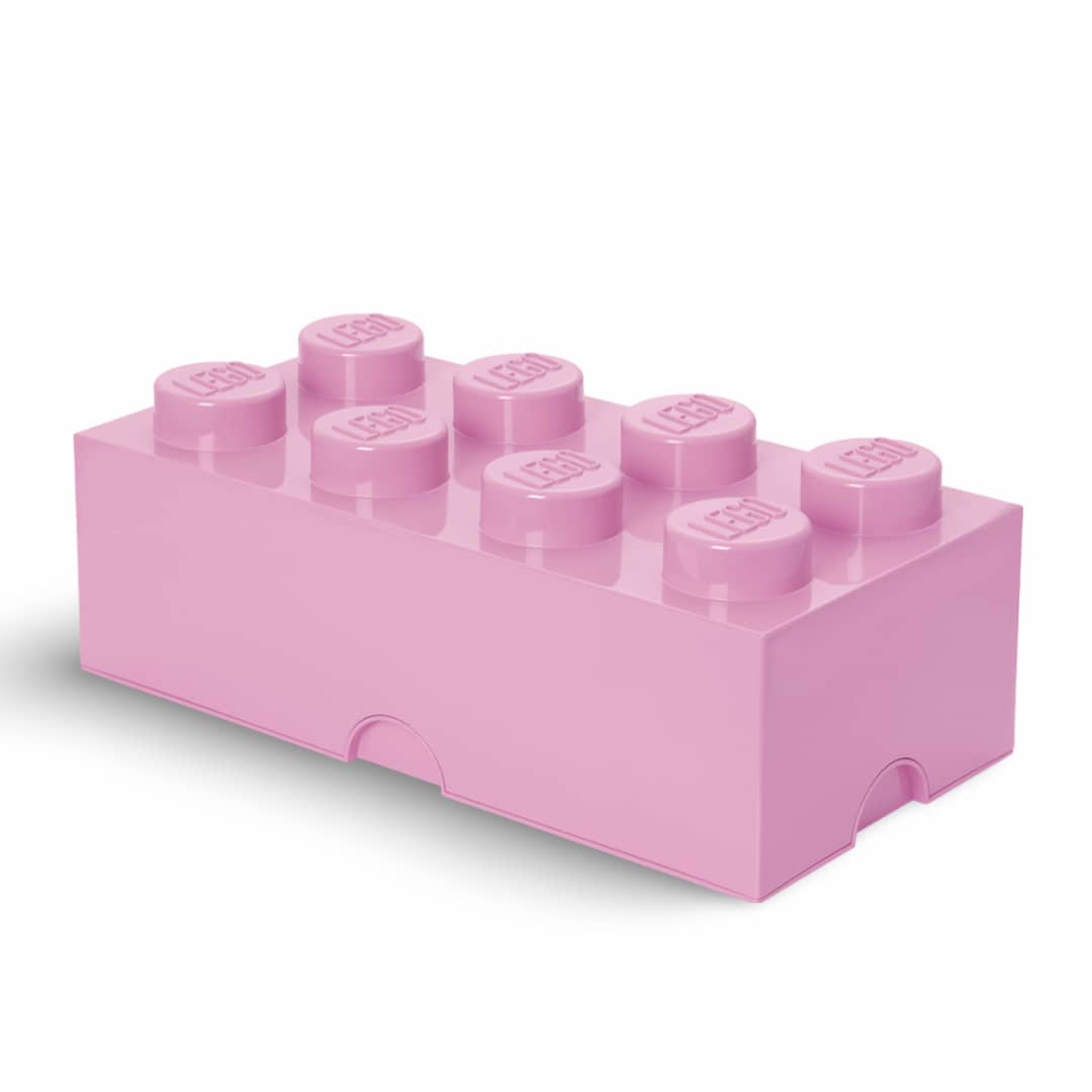 LEGO® Storage Brick 8 Light Pink - Room Copenhagen