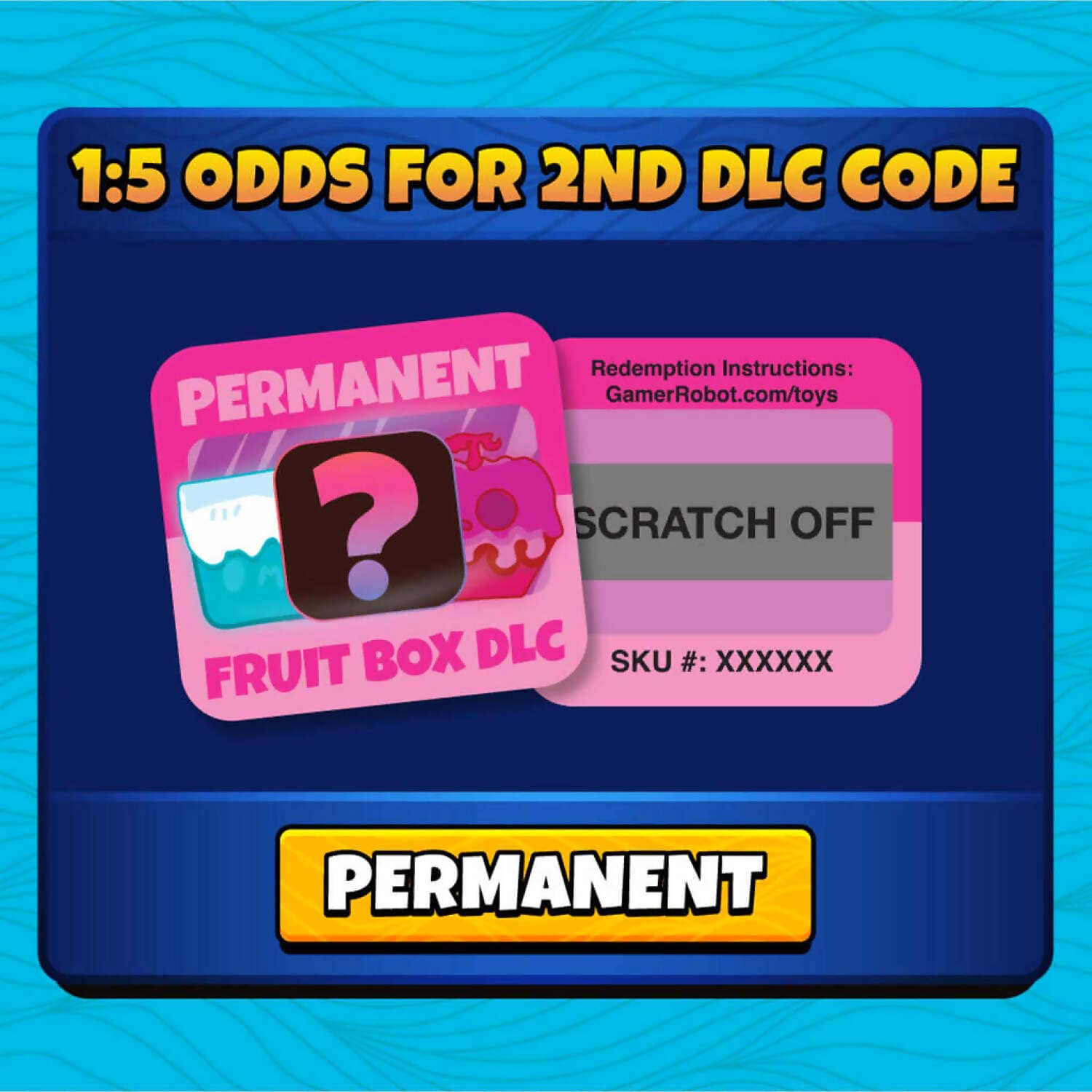 Blox Fruits - 1.5-inch Mini Figure 2 Pack  With DLC Code Blind Box - Phatmojo