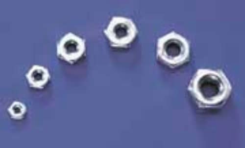 DUBRO - HEX NUTS 4MM (4 PER PACK) 2106