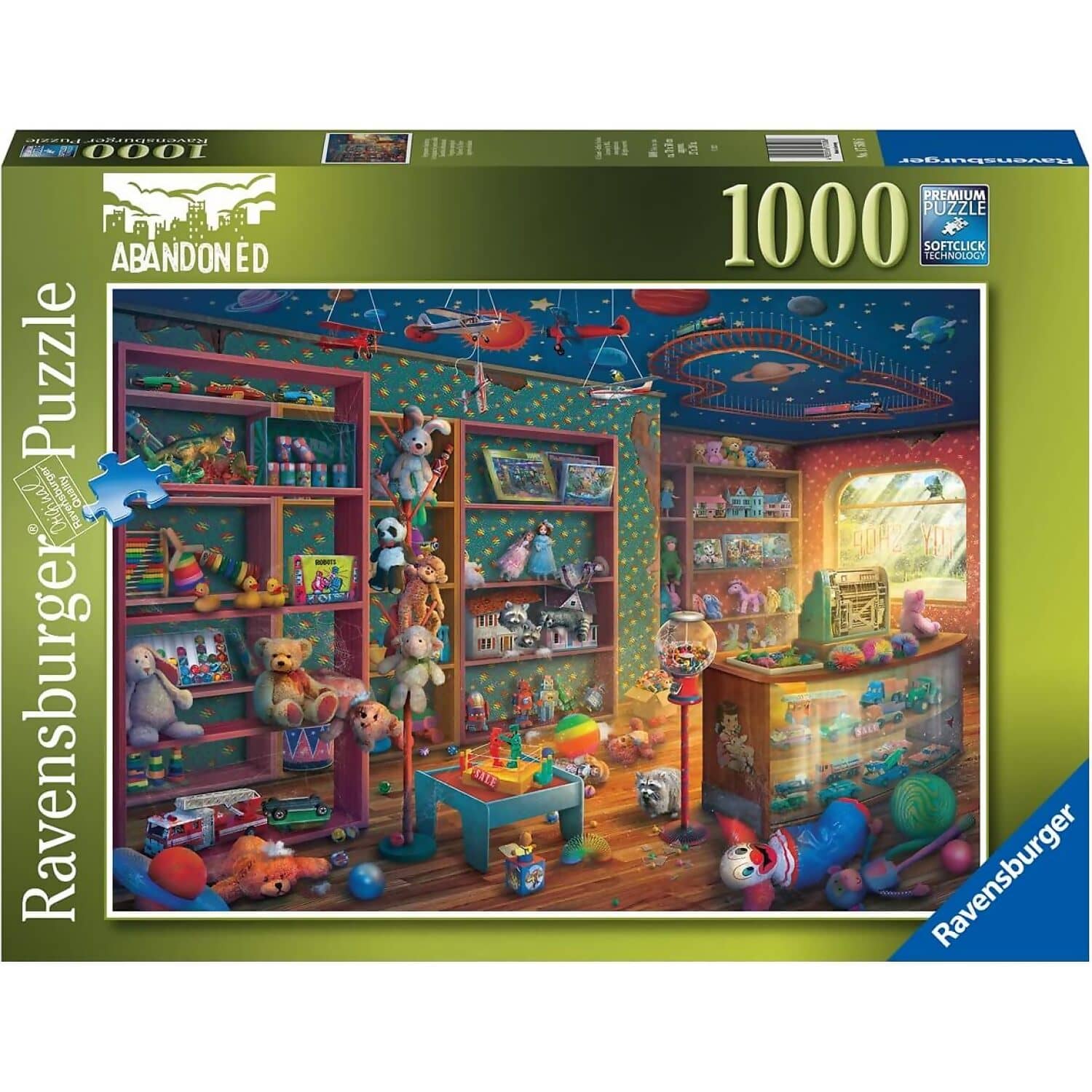Ravensburger - Abandoned Places Tattered Toy Store Jigsaw Puzzle 1000 Pieces
