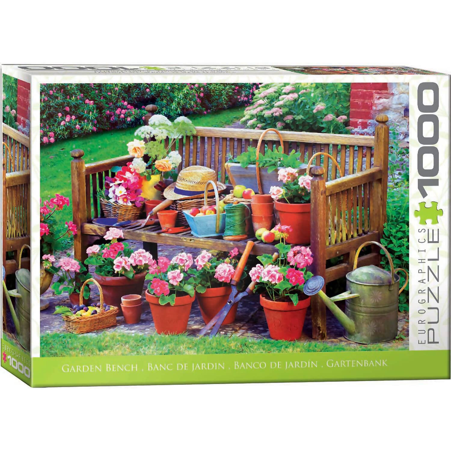 EuroGraphics - Garden Bench - Jigsaw Puzzle 1000 Pieces