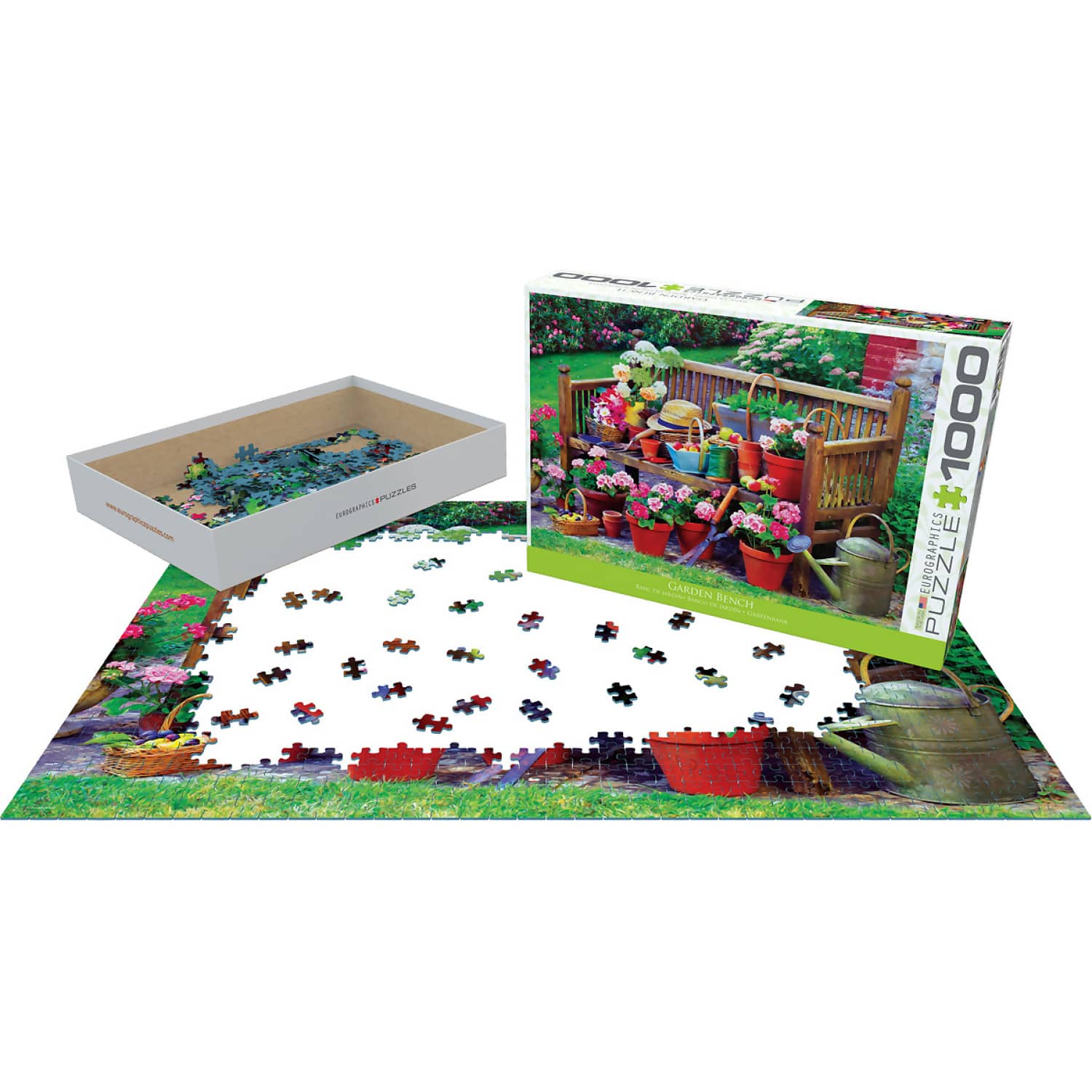 EuroGraphics - Garden Bench - Jigsaw Puzzle 1000 Pieces