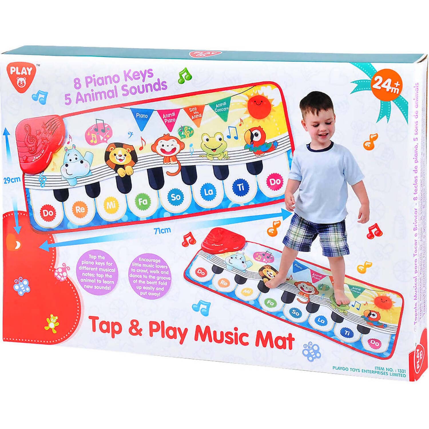 Playgo Toys Ent. Ltd - Tap & Play Music Mat
