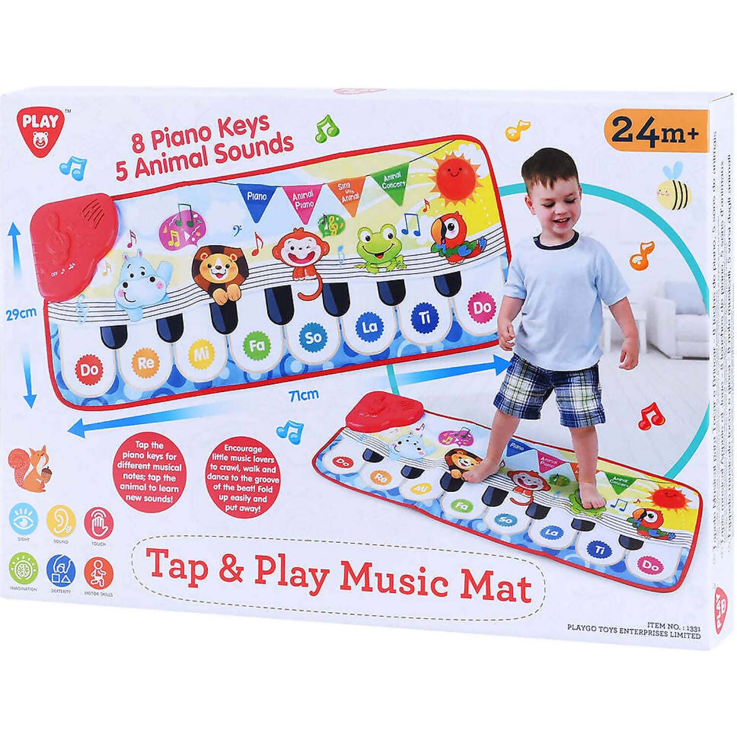 Playgo Toys Ent. Ltd - Tap & Play Music Mat