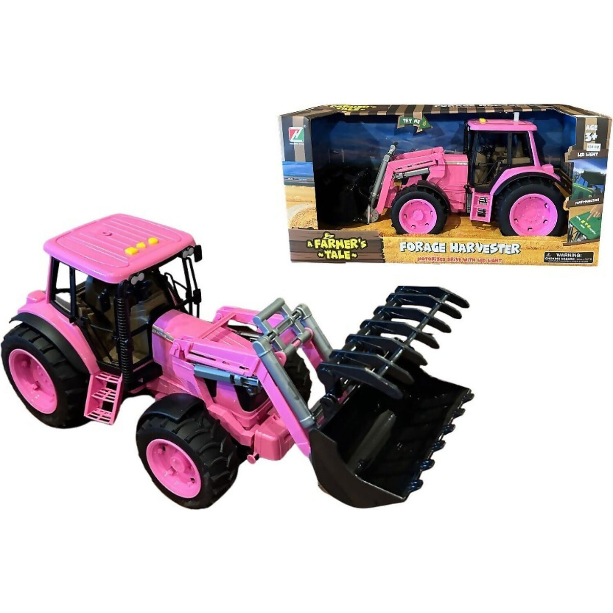 RP Dean - Large Light And Sound Tractor Forage Harvester Pink