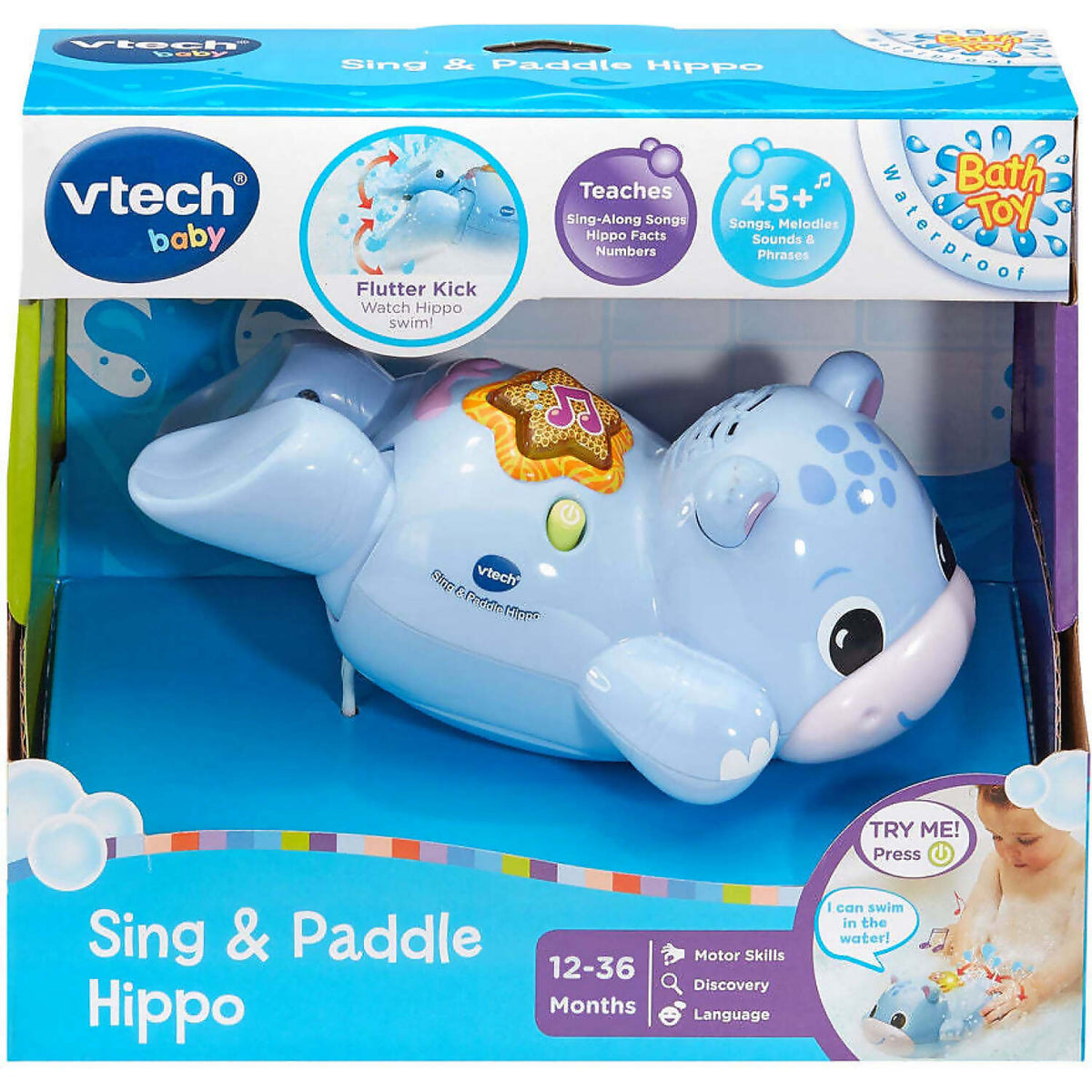 VTech - Baby - Sing & Paddle Hippo