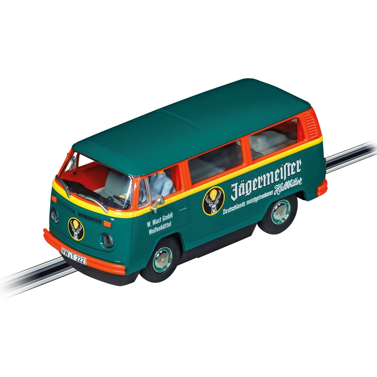 CARRERA - EVOLUTION 1:32 - VW BUS T2B JAGERMEISTER - SLOT CAR ALSO SUITS SCALEXTRIC