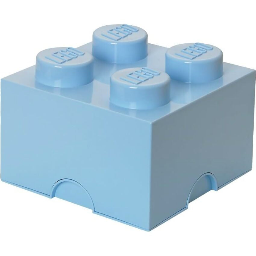 LEGO® Storage Brick 4 Studs Light Royal Blue - Room Copenhagen