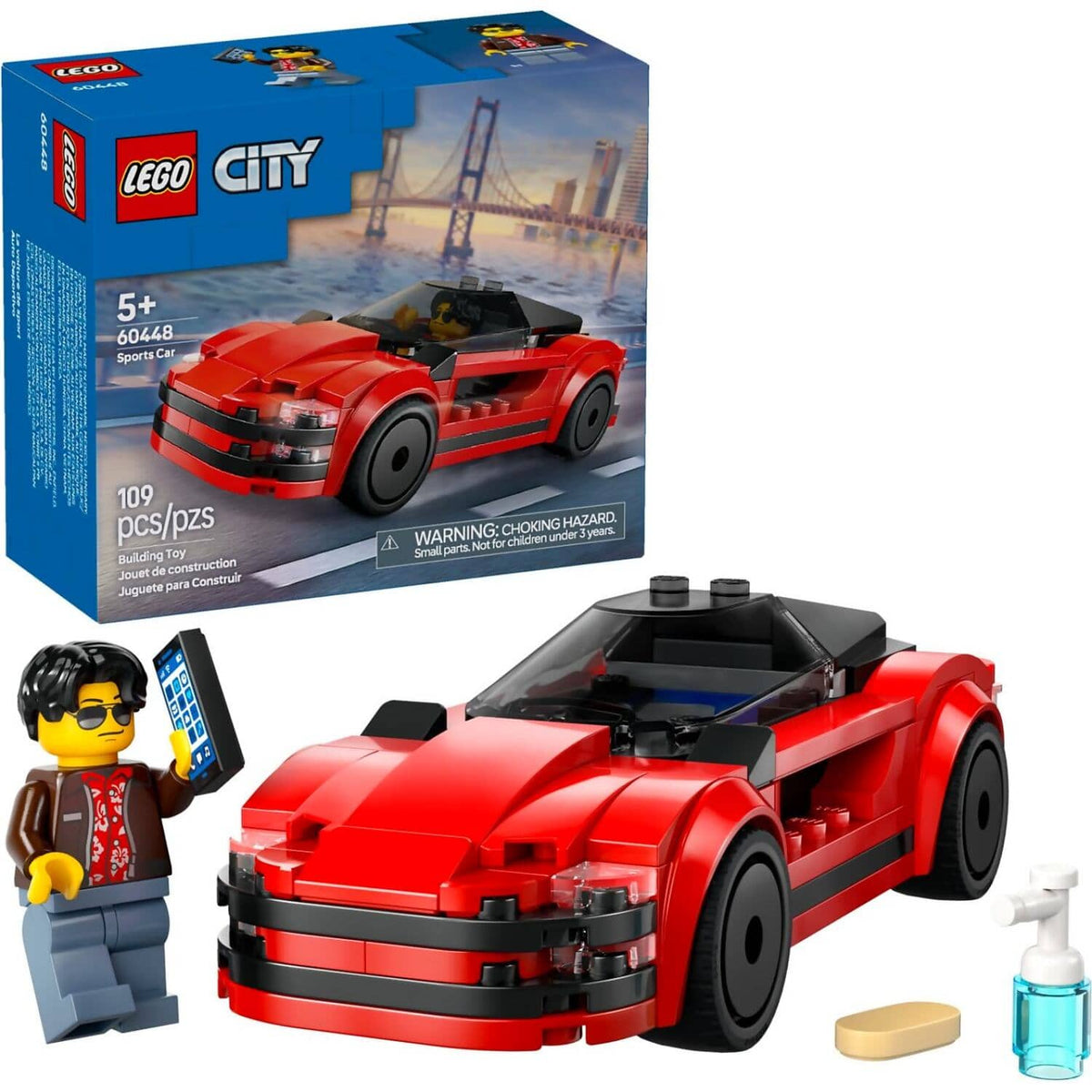 LEGO® 60448 Red Sports Car - City