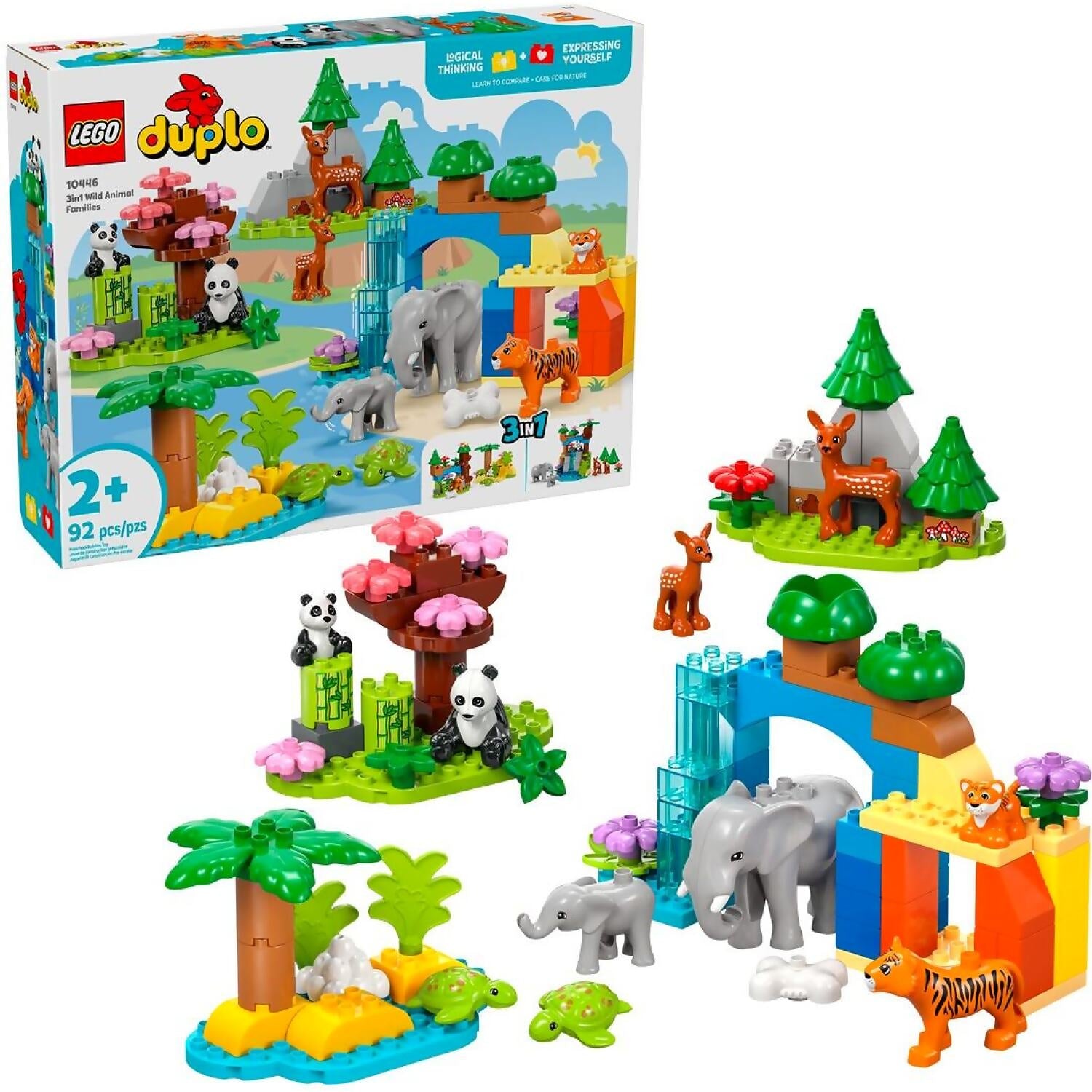 LEGO® 10446 3in1 Wild Animal Families -  DUPLO®