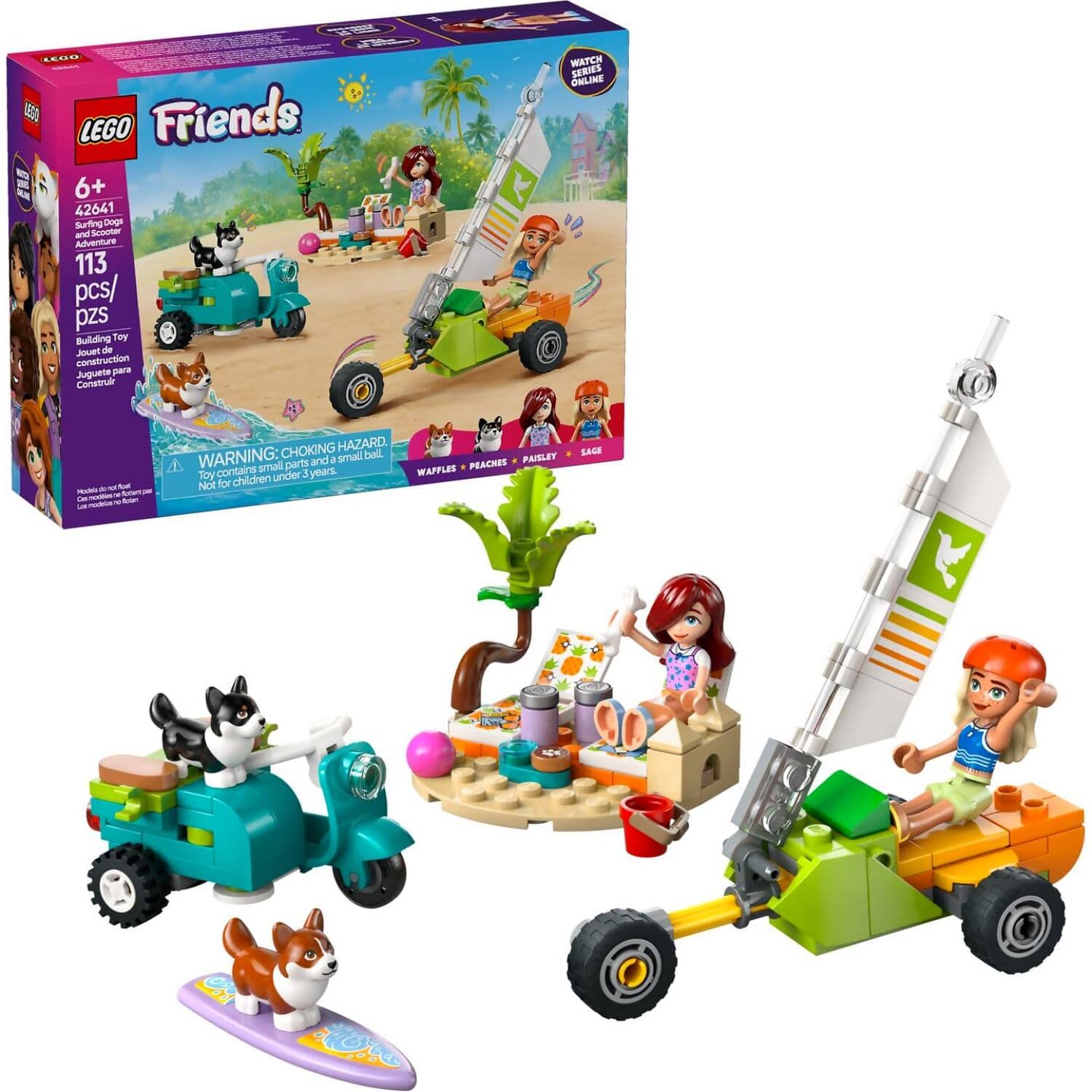 LEGO® 42641 Surfing Dogs And Scooter Adventure - LEGO® Friends