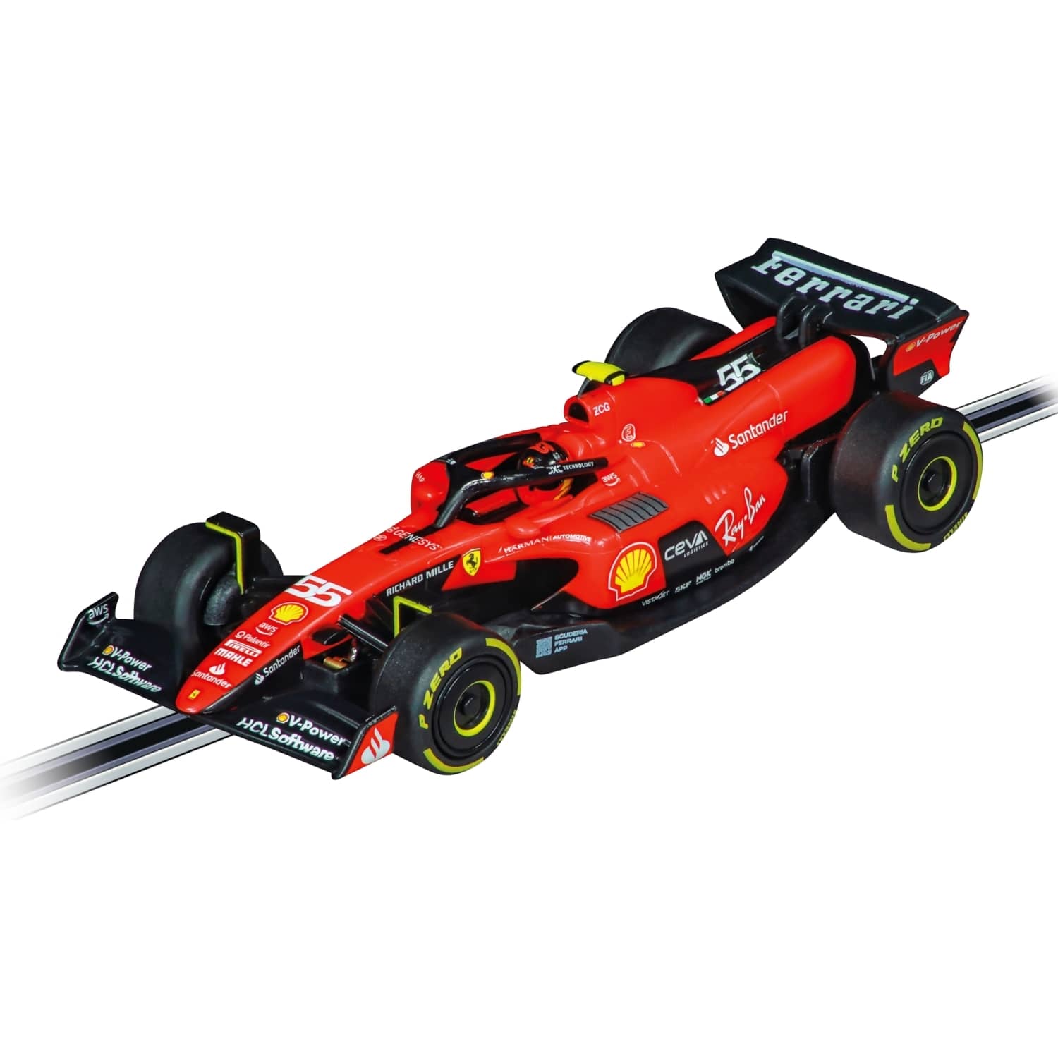 CARRERA - GO 1:43 - F1 FERRARI SF-23 CARLOS SAINZ NO.55 SLOT CAR