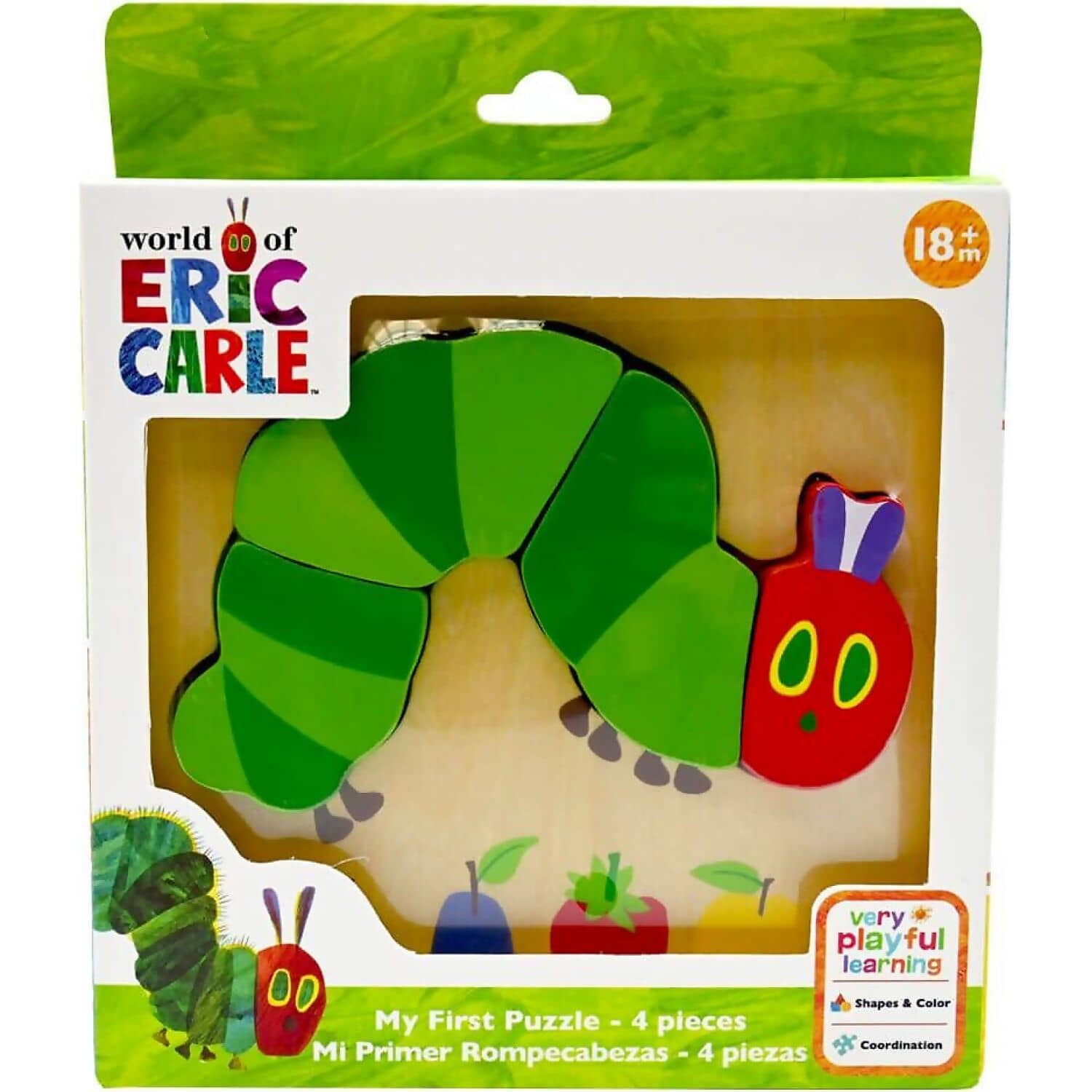 The Very Hungry Caterpillar - My First Puzzle 4 Pieces - Jasnor - The World of Eric Carle