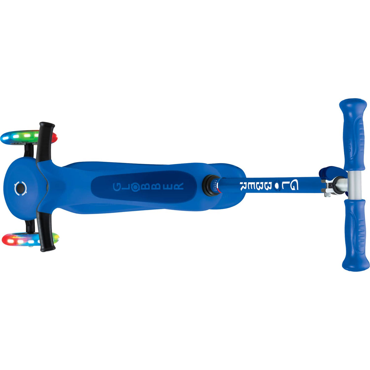 Globber - Go Up Sporty Lights With Stabilizer- Navy Blue/ Dark Navy Blue Scooter