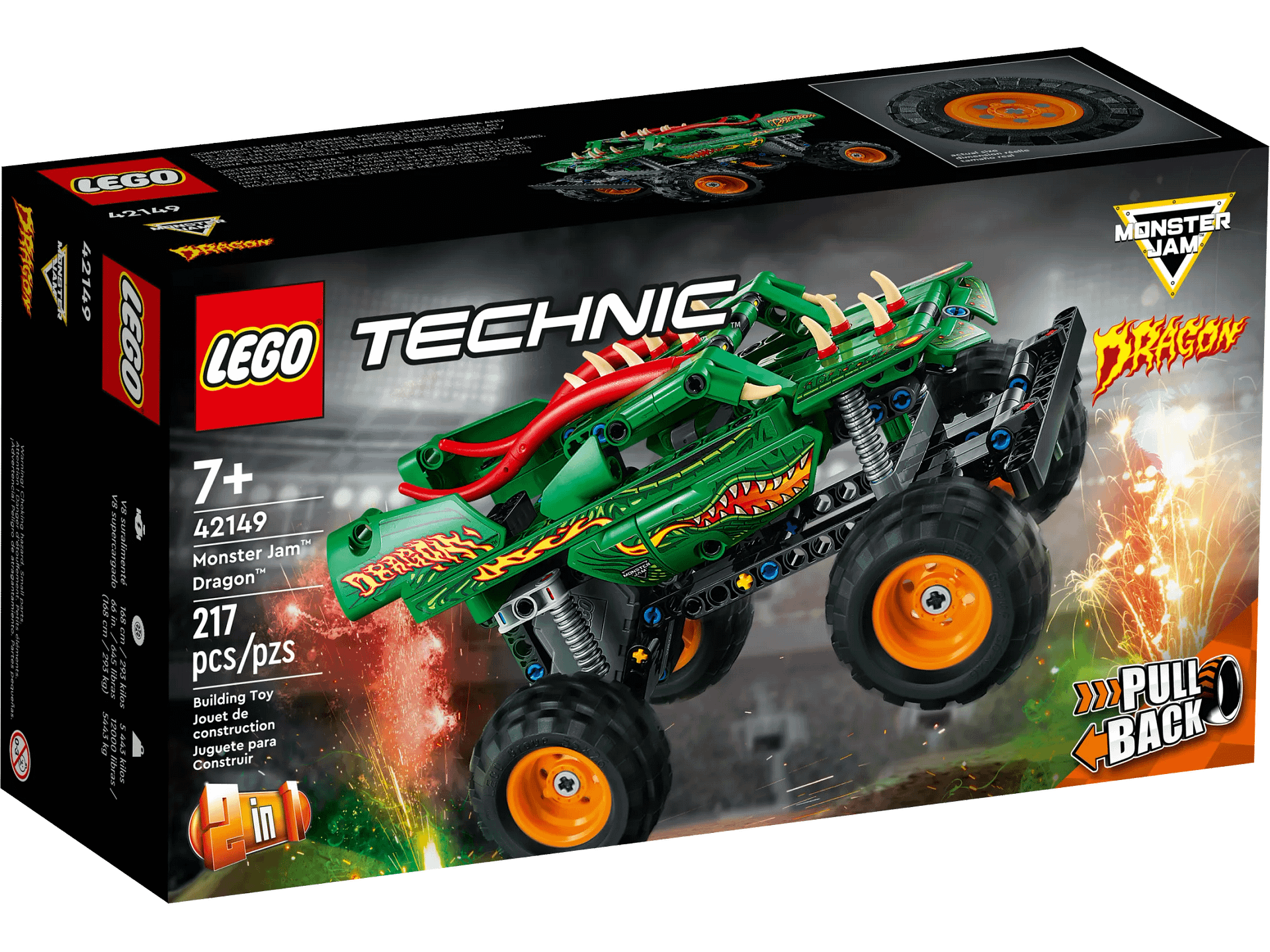LEGO® 42149 Monster Jam Dragon - Technic