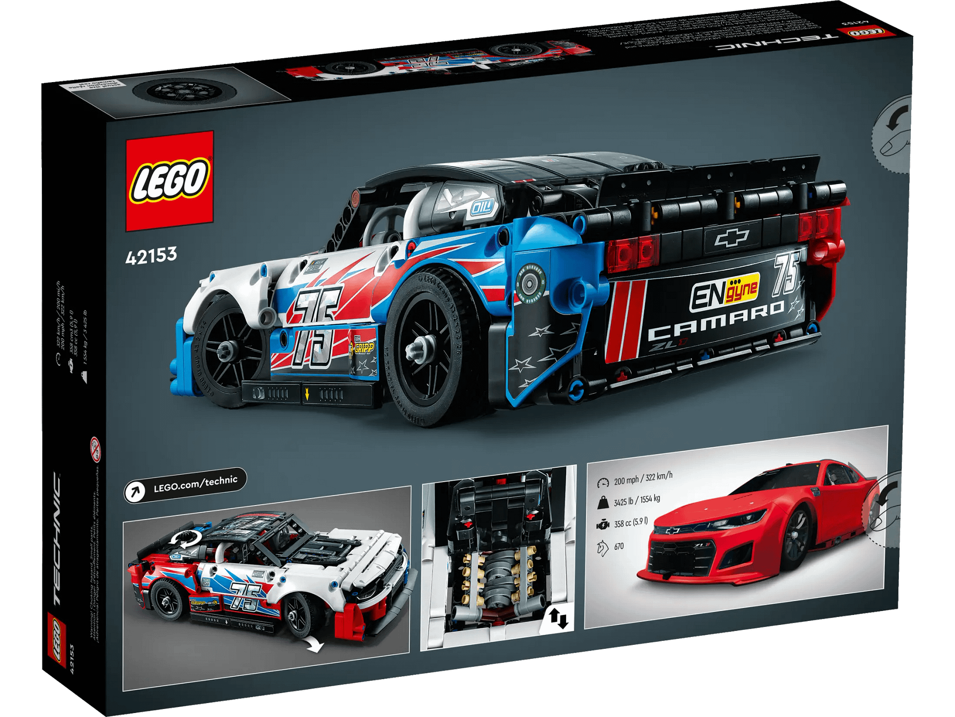 LEGO® 42153 NASCAR Next Gen Chevrolet Camaro ZL1 - Technic