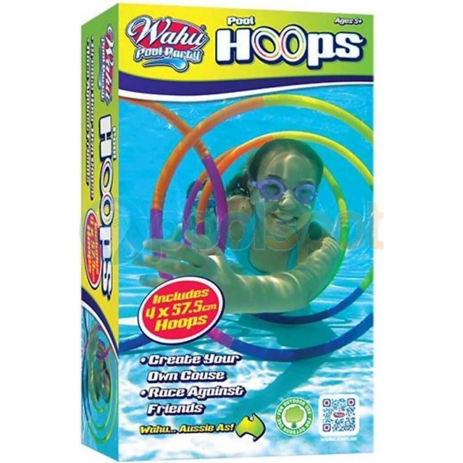 Wahu - Pool Party Pool Hoops 4 Pack