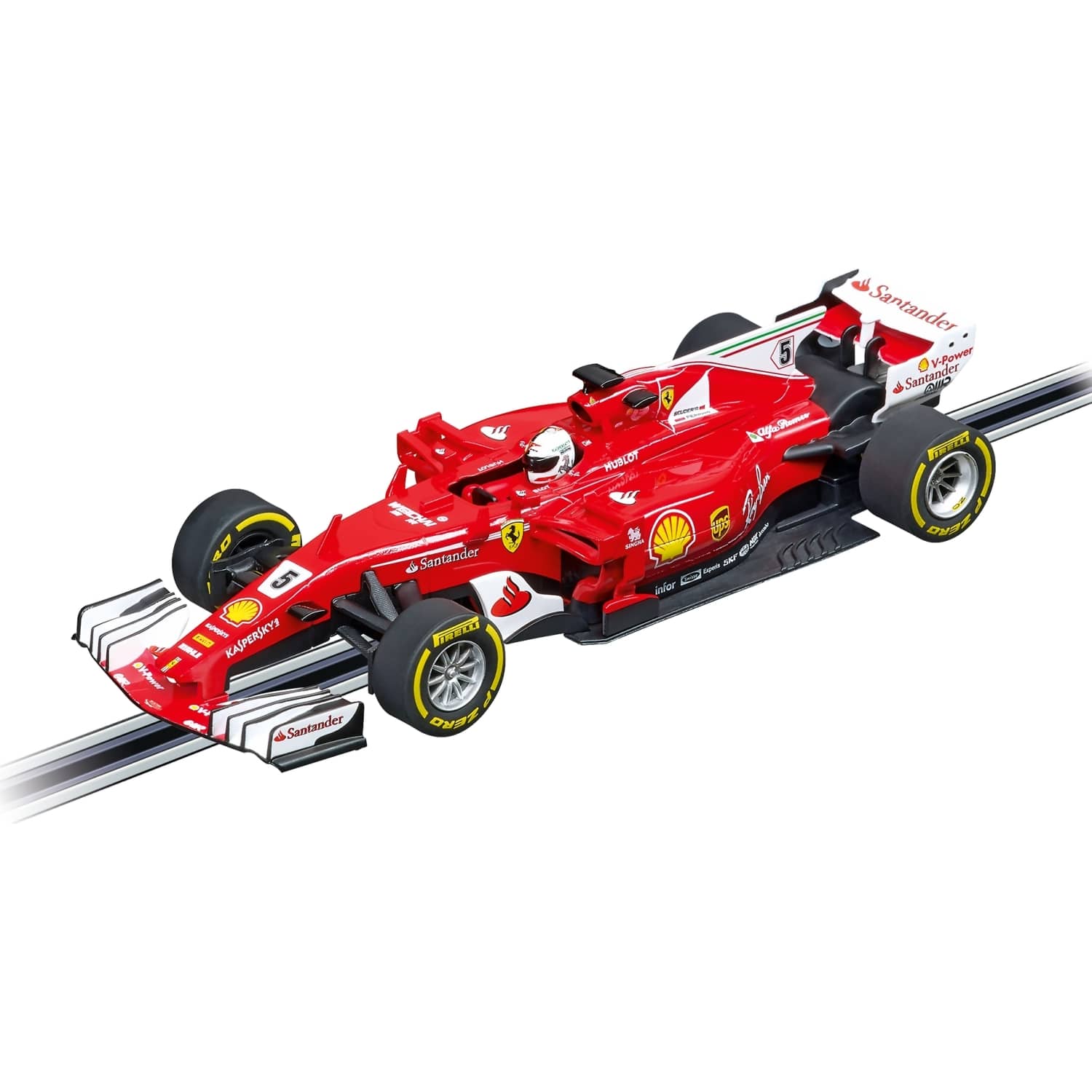 CARRERA - DIGITAL 1:32 - F1 FERRARI SF70H S.VETTEL NO.5 - MODEL NO.20030842 - SLOT CAR ALSO SUITS SCALEXTRIC