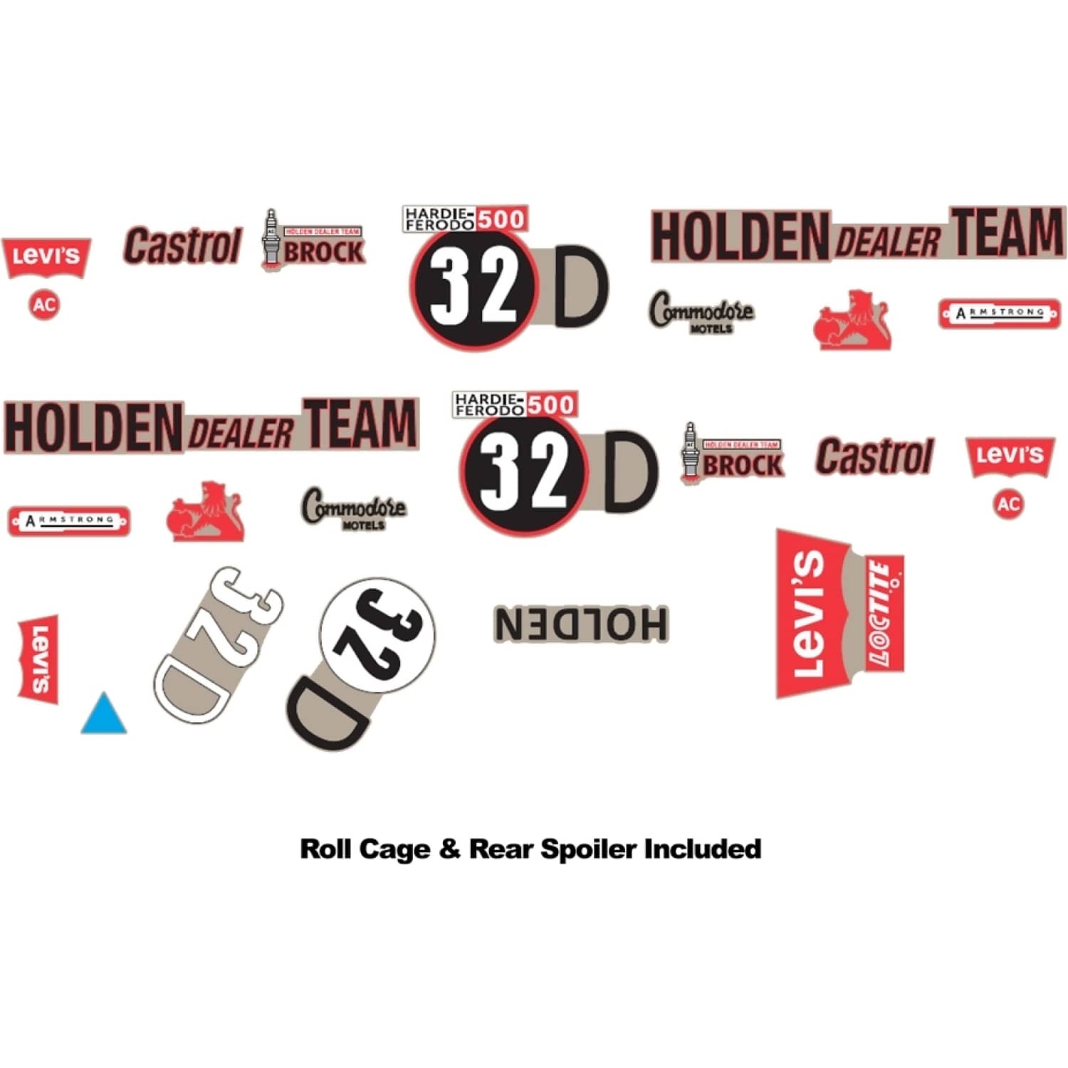 DDA COLLECTIBLES - 1:24 SCALE - #32D LC HOLDEN TORANA BATHURST DECAL KIT ACCESSORY - DIECAST MODEL ACCESSORY