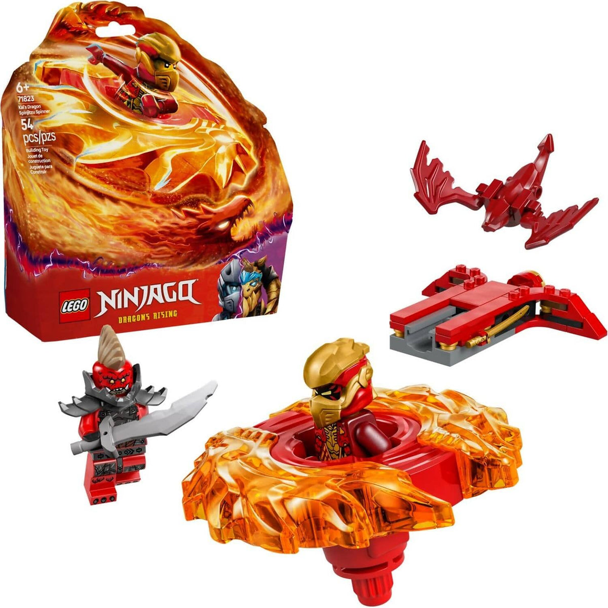 LEGO® 71823 Kai's Dragon Spinjitzu Spinner - NINJAGO®