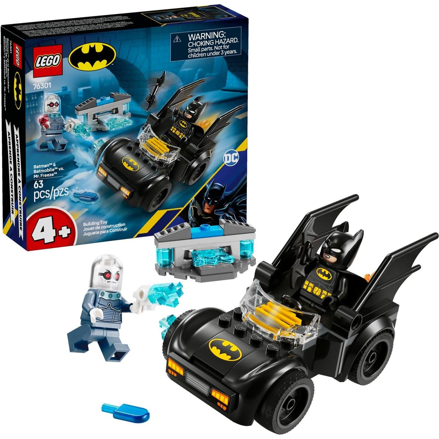 LEGO® 76301 Batman™ & Batmobile vs. Mr. Freeze - DC Super Heroes 4+
