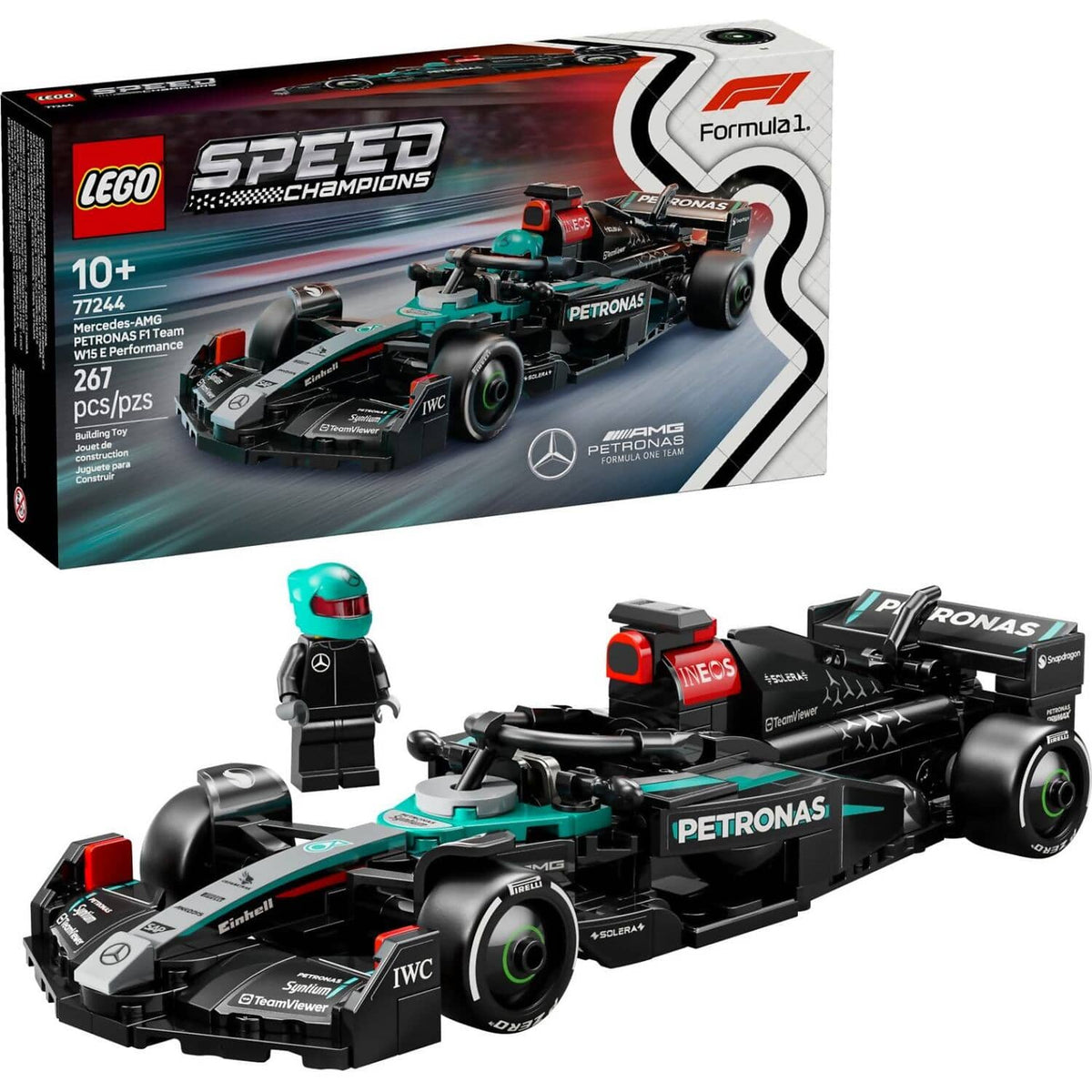 LEGO® 77244 Mercedes-AMG F1 W15 Race Car - Speed Champions