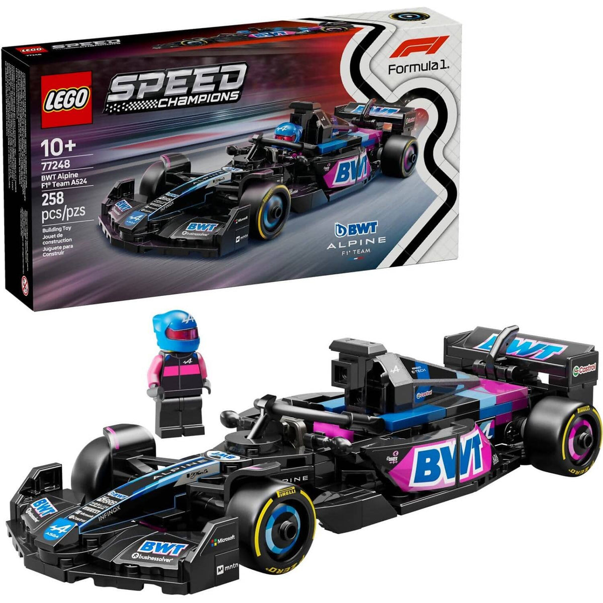 LEGO® 77248 BWT Alpine F1 Team A524 Race Car - Speed Champions
