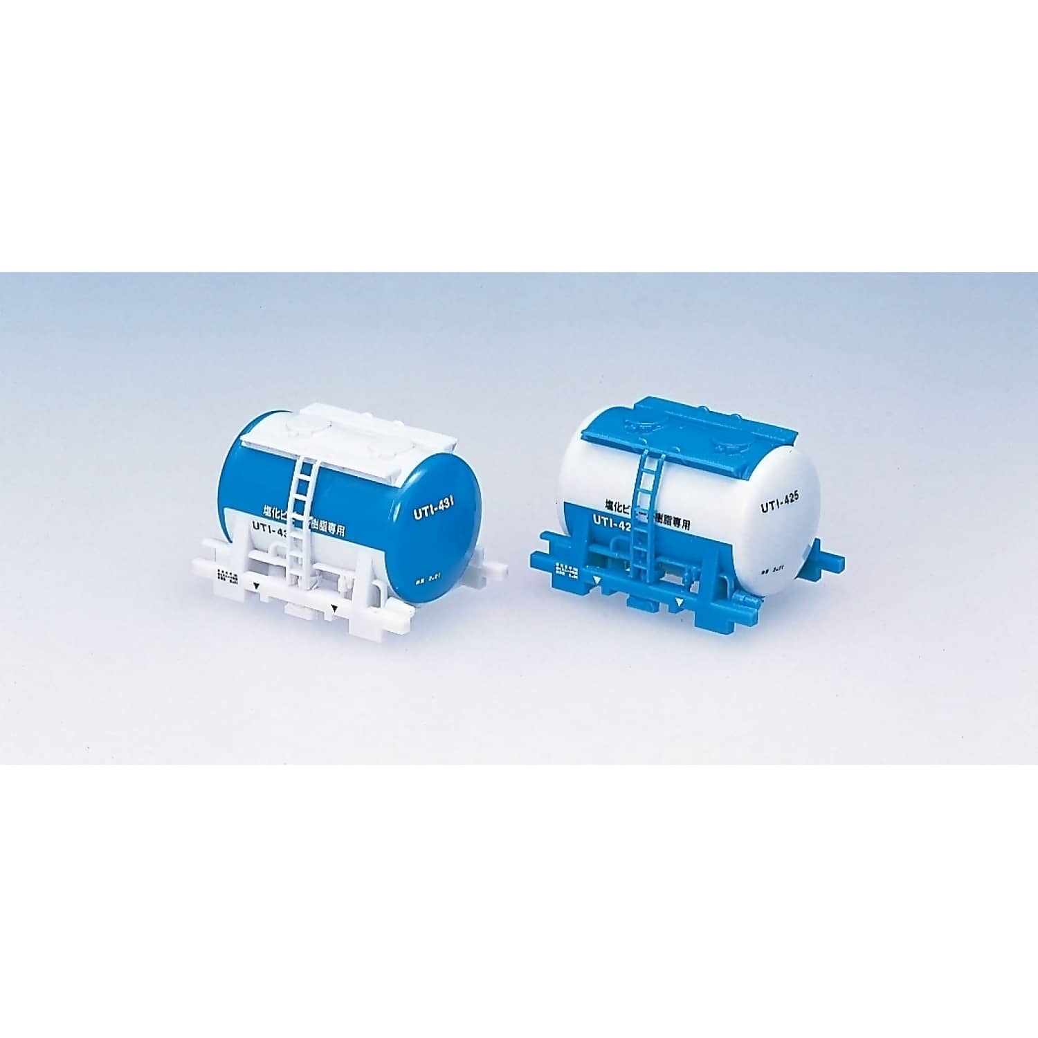 TOMIX - UT1 TANK CONTAINER 2 TONE BLUE & WHITE N SCALE - MODEL RAILWAY ACCESSORY