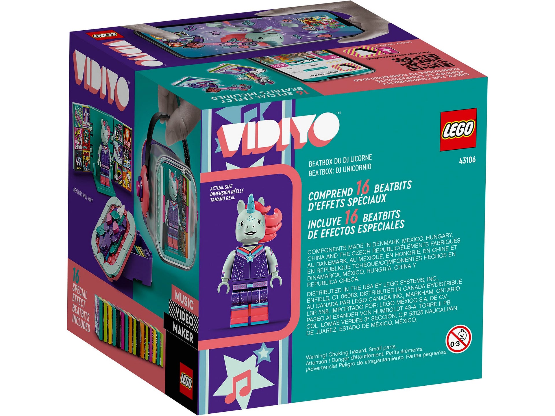 LEGO® 43106 Unicorn DJ BeatBox - VIDIYO