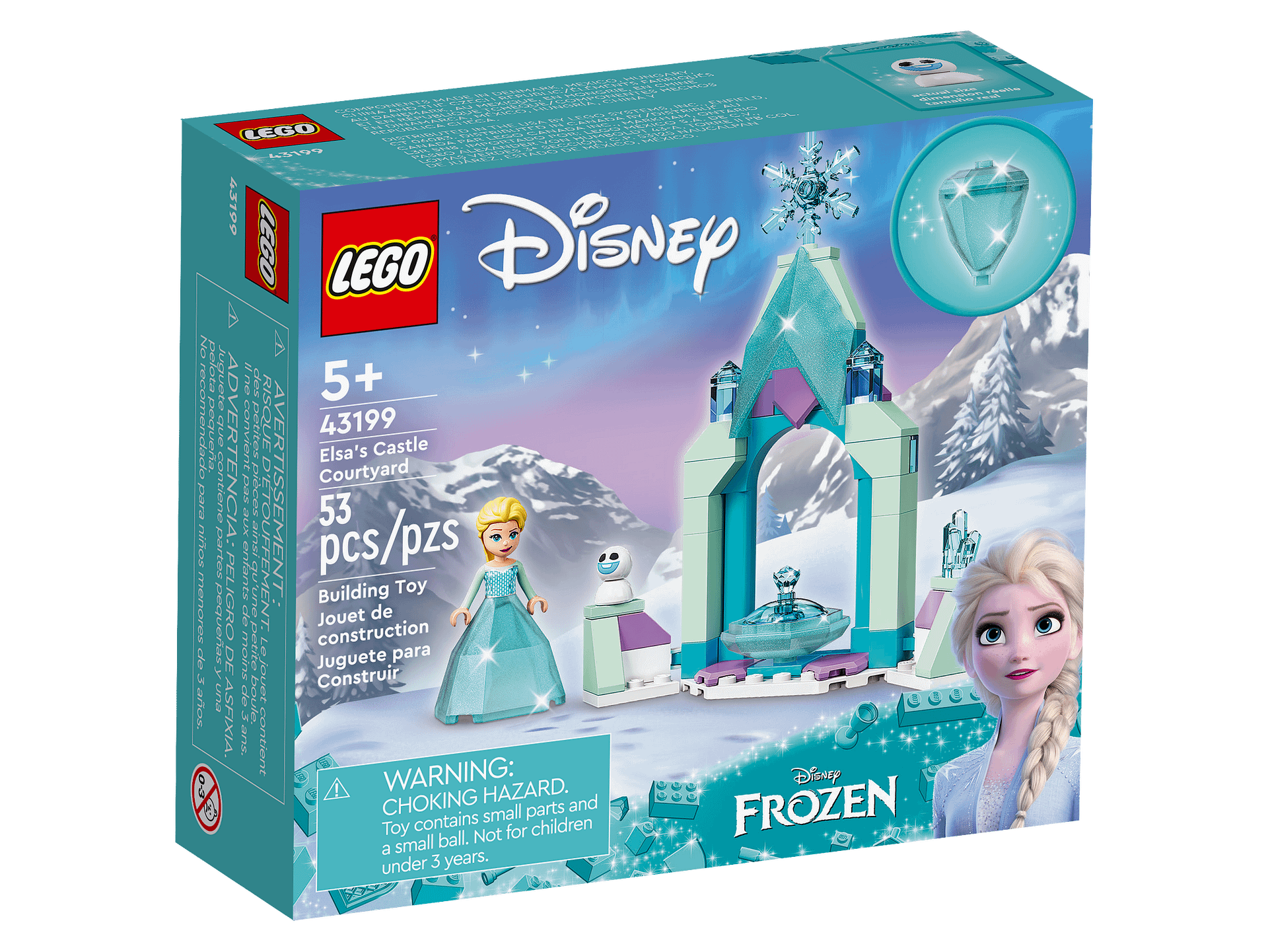 LEGO® 43199 Elsa s Castle Courtyard - Disney Princess