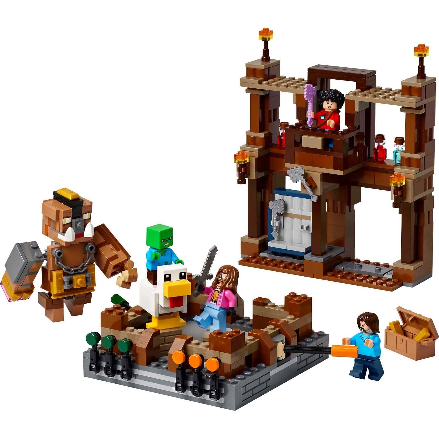 LEGO® 21272 Woodland Mansion Fighting Ring - Minecraft®