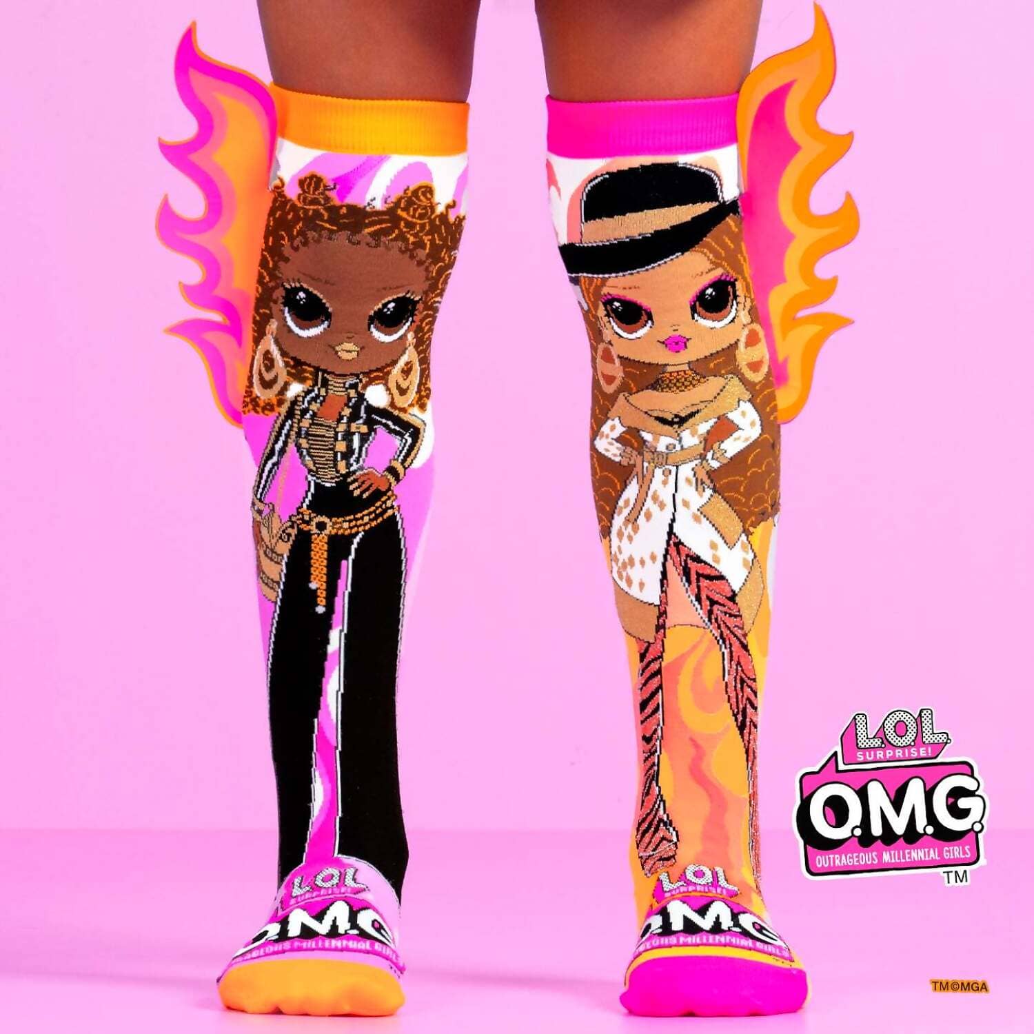 Madmia - L.O.L. Surprise! O.M.G Bee The Queen Socks Kids & Adults Age 6y+
