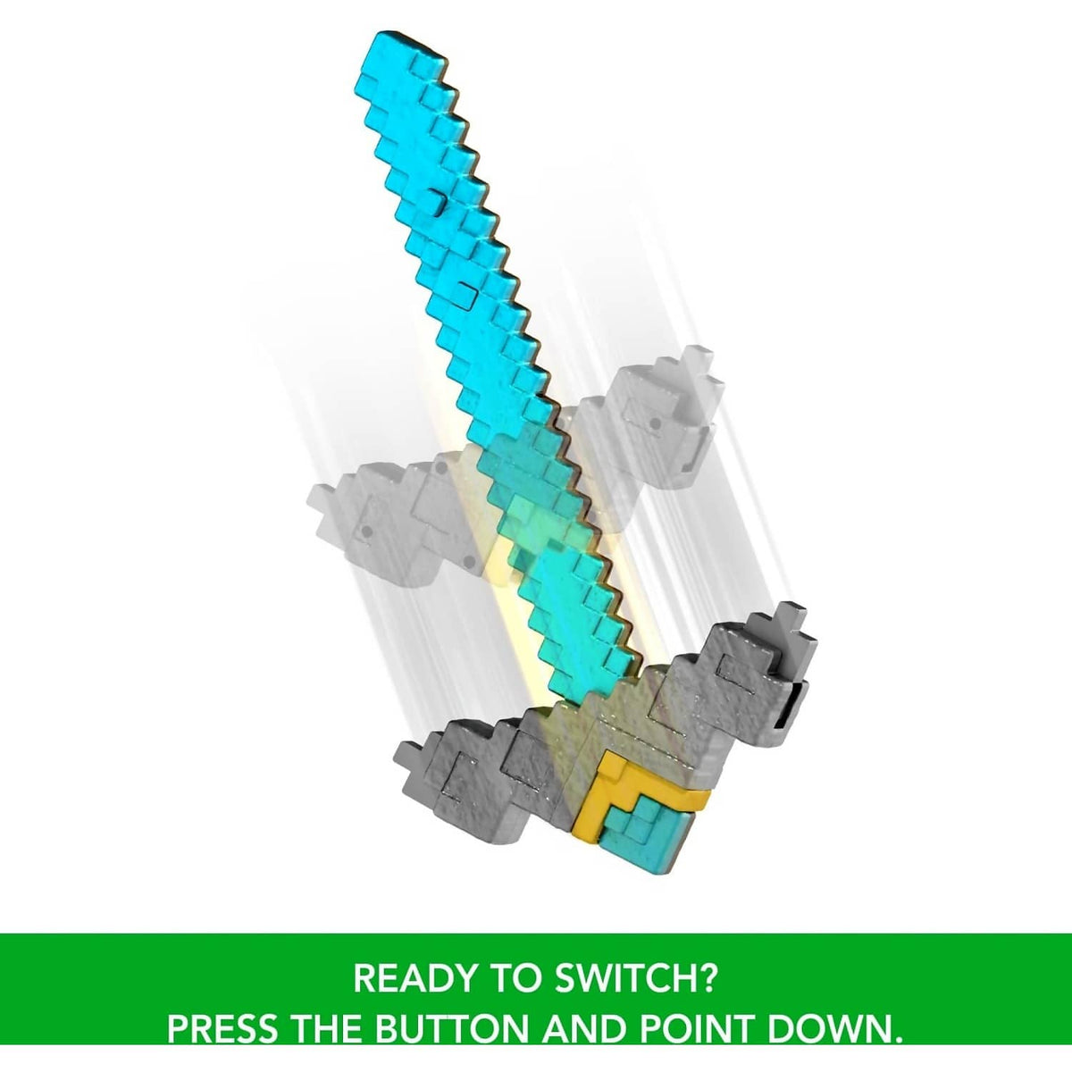 Minecraft - Movie - Click And Switch Sword And Pickaxe Role-play 2-in-1