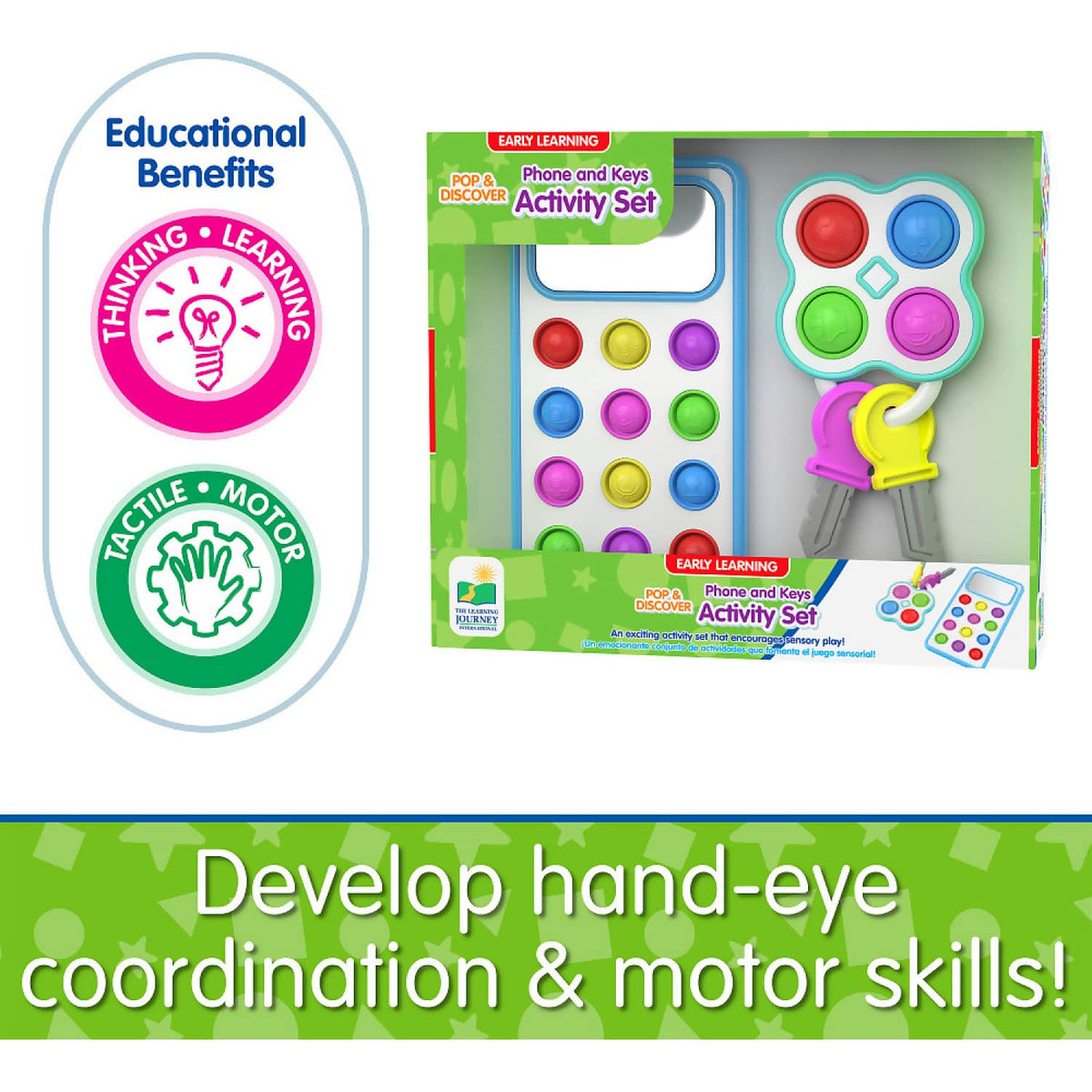 The Learning Journey - Pop And Discover Phone & Keys Activity Set