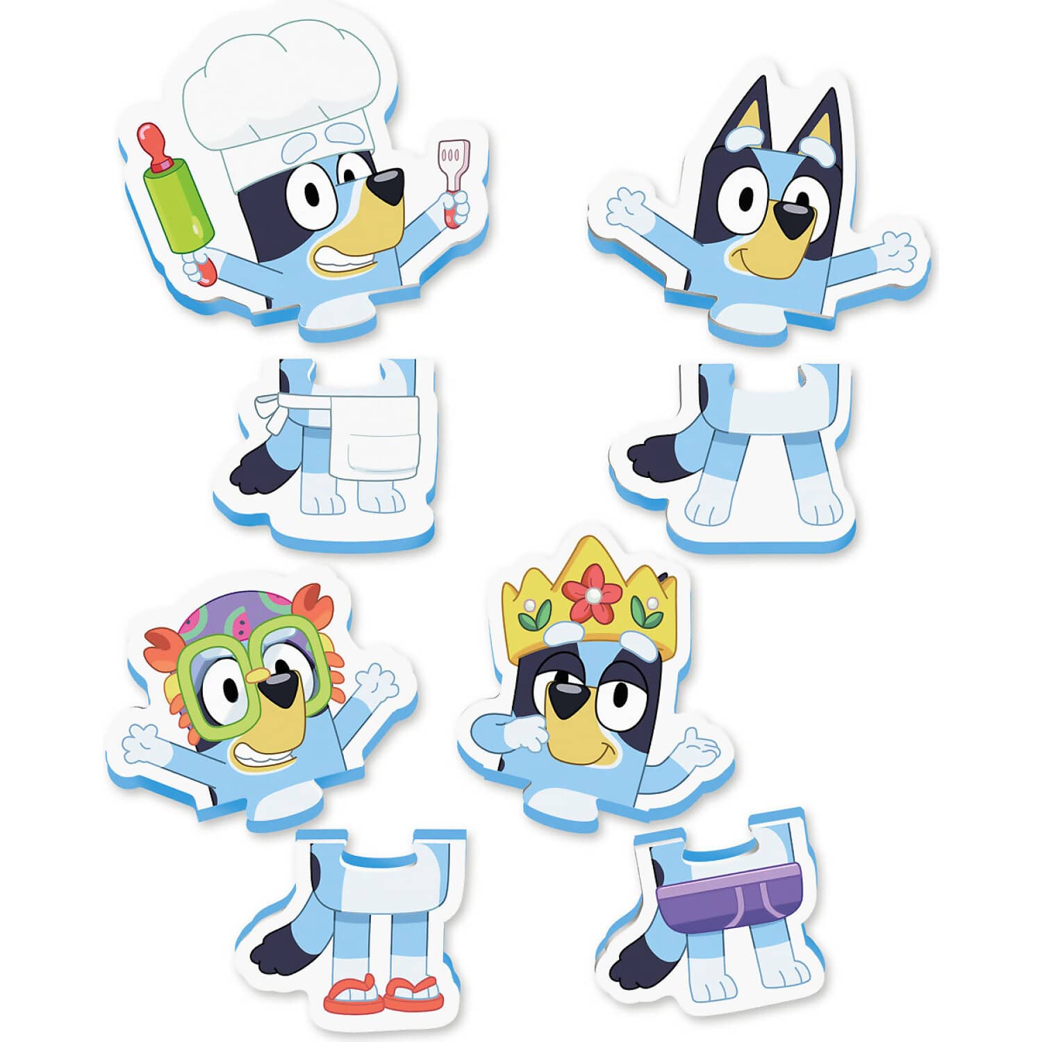 TOMY - Toomies Bluey Bath Toy Puzzle