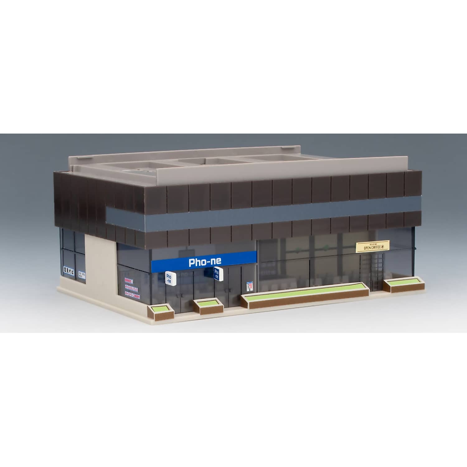 TOMIX - OVERHEAD RAILWAY STATION B WITH STORE N SCALE - MODEL RAILWAY ACCESSORY