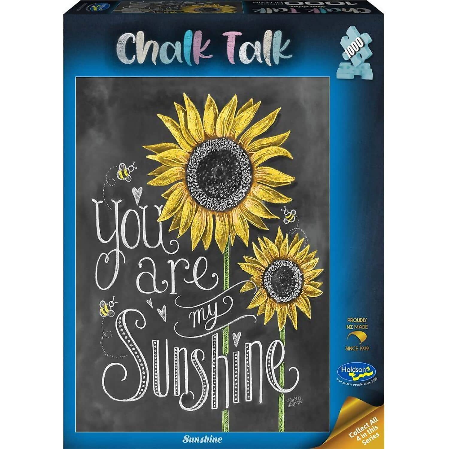 Holdson - Chalk Talk Moon & Back Jigsaw Puzzle 1000 Pieces