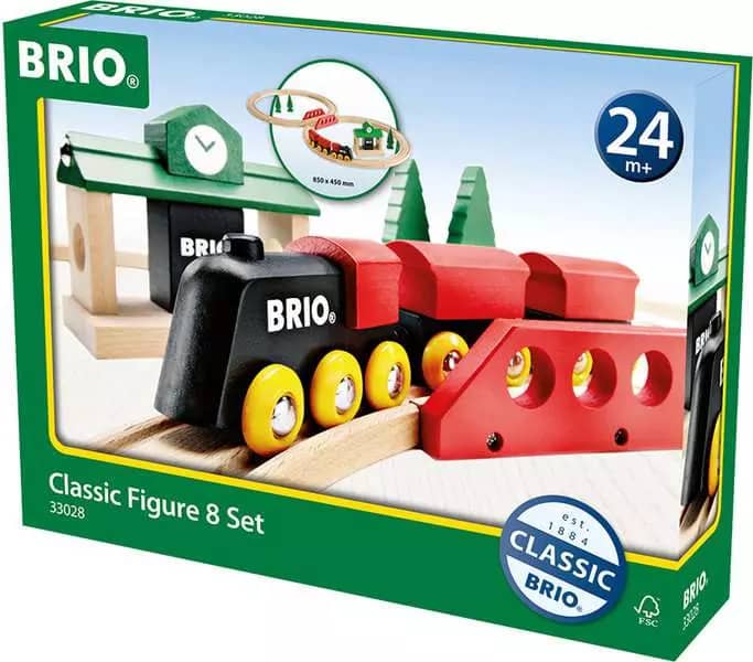 BRIO Classic - Wooden Figure 8 Set