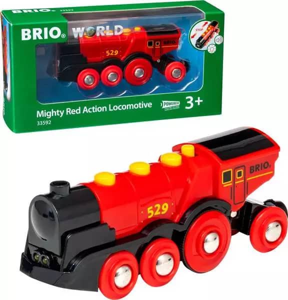 BRIO World - Mighty Red Action Locomotive Train