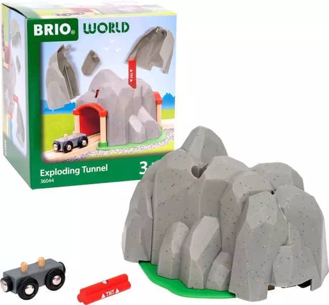 BRIO World - Exploding Tunnel 3pce