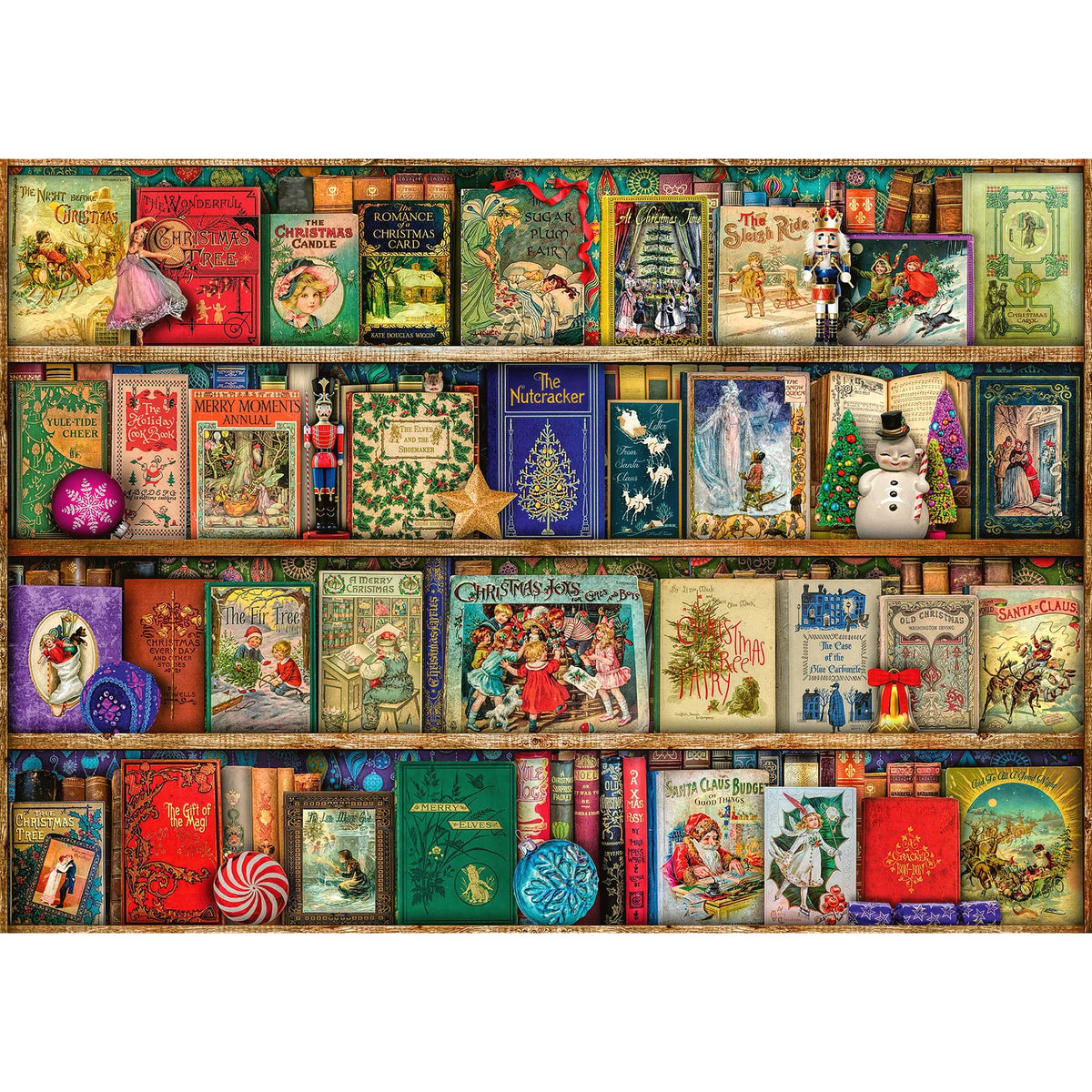 Ravensburger - The Christmas Library Jigsaw Puzzle 1000 Pieces - Xmas