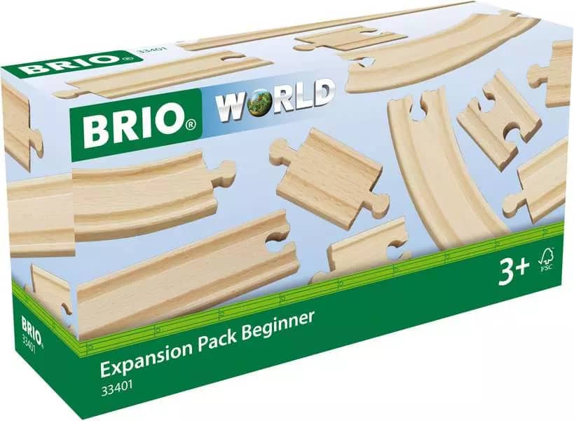 BRIO World - Wooden Train Tracks Expansion Pack Beginner 11pce