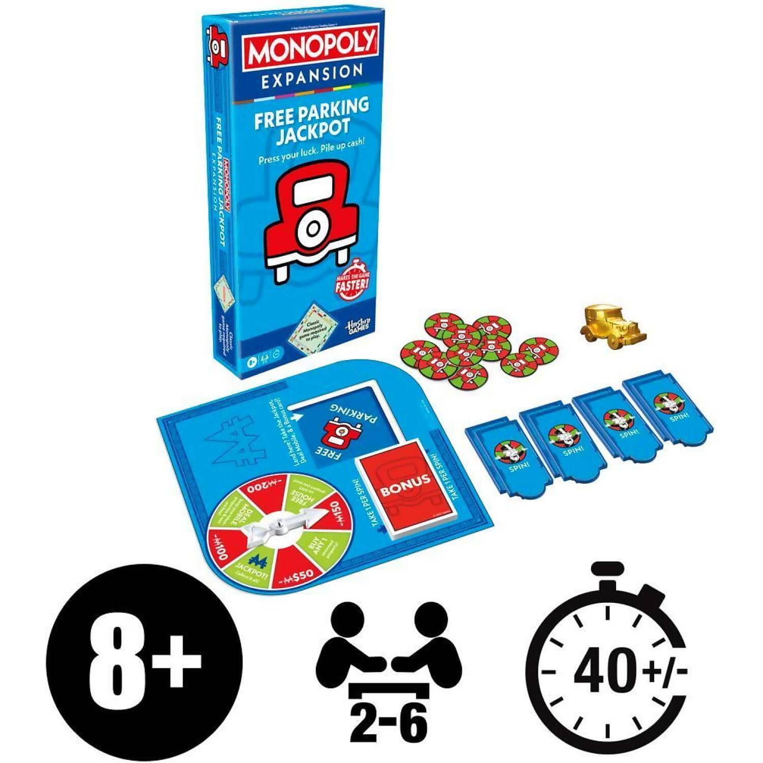 Monopoly - Expansion - Free Parking Jackpot - Hasbro